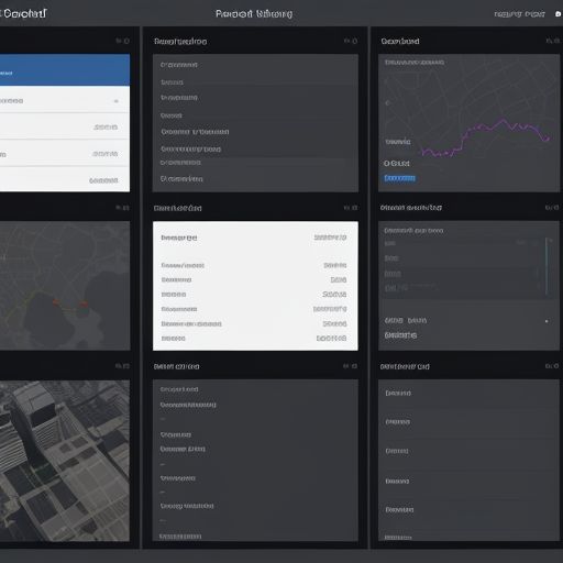 Modern Commercial Real Estate Software Dashboard