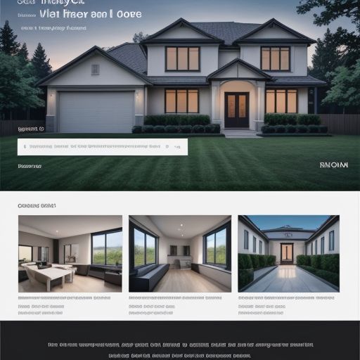 Modern Real Estate Website Homepage